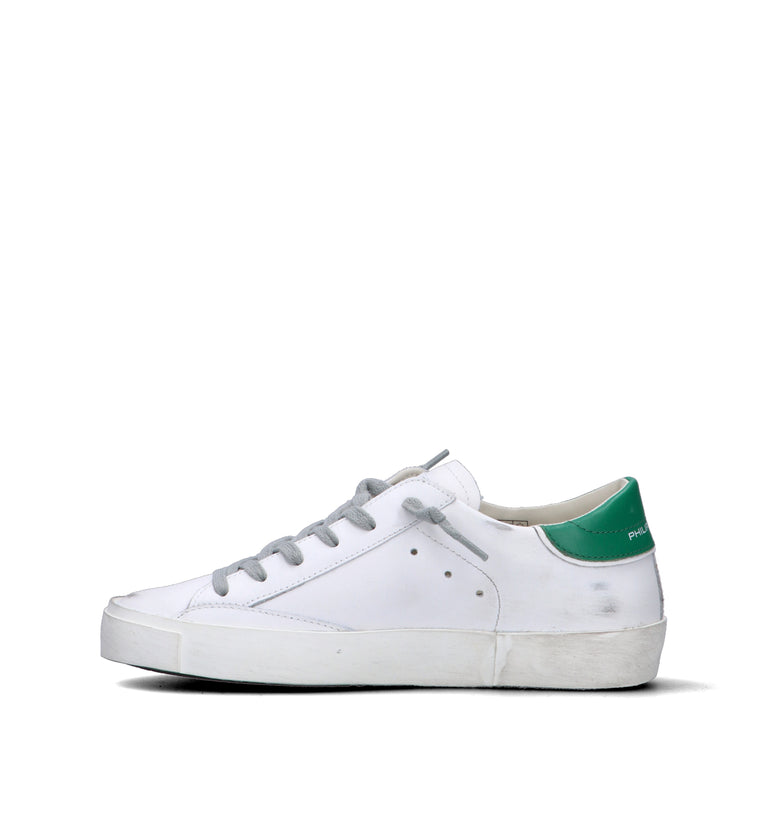 PHILIPPE MODEL Sneaker donna bianca in pelle