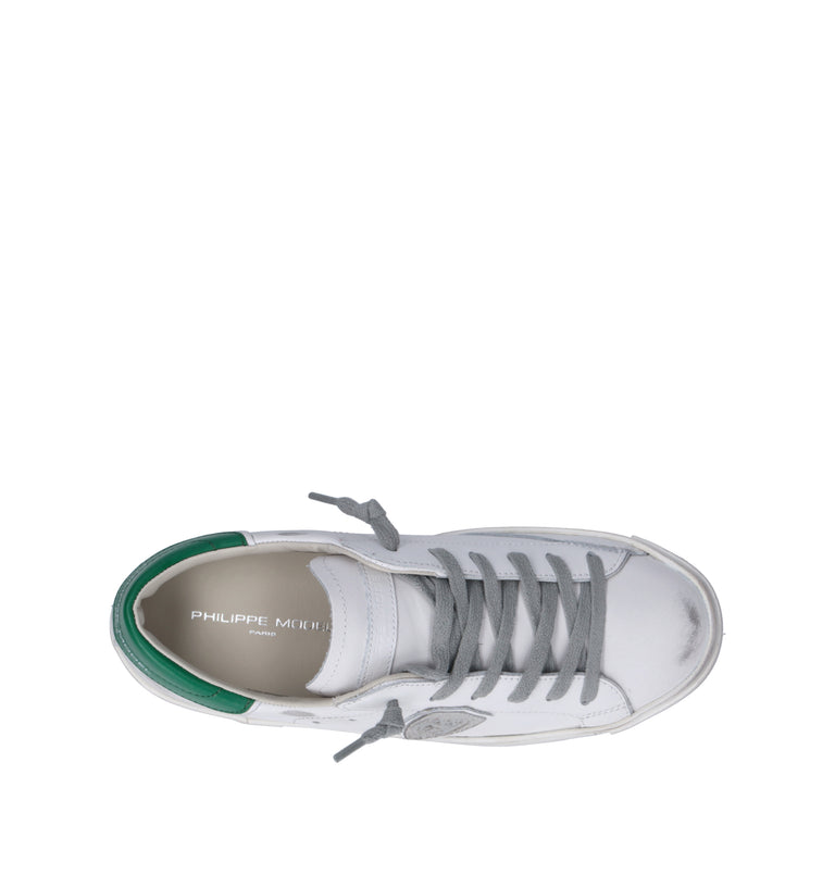 PHILIPPE MODEL Sneaker donna bianca in pelle