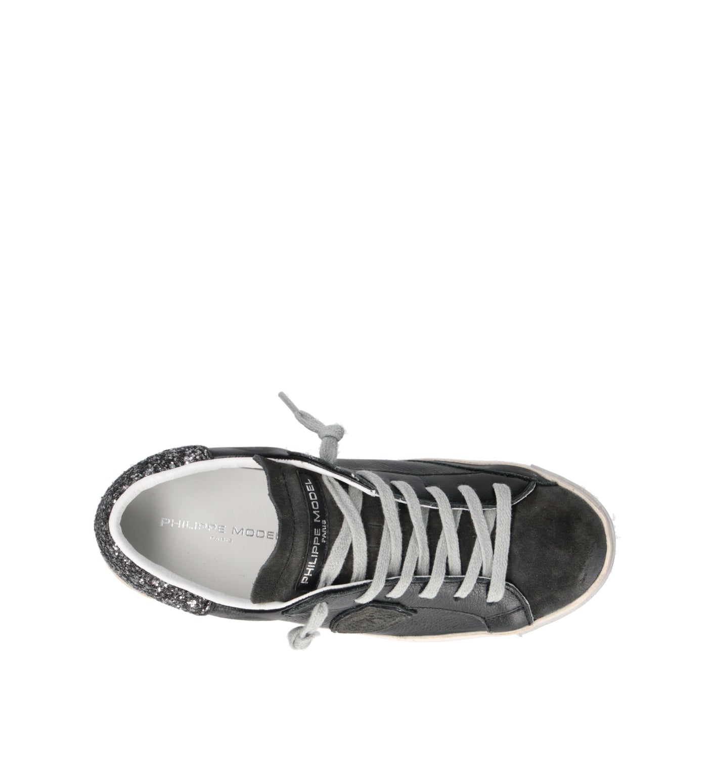 PHILIPPE MODEL Sneaker donna nera in pelle