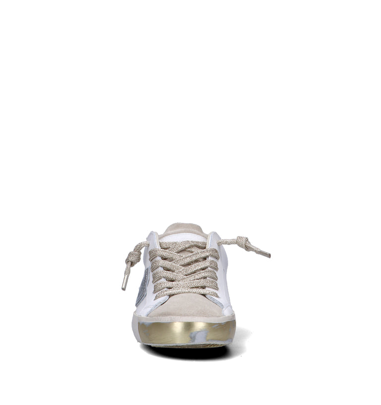 PHILIPPE MODEL Sneaker donna bianca/oro