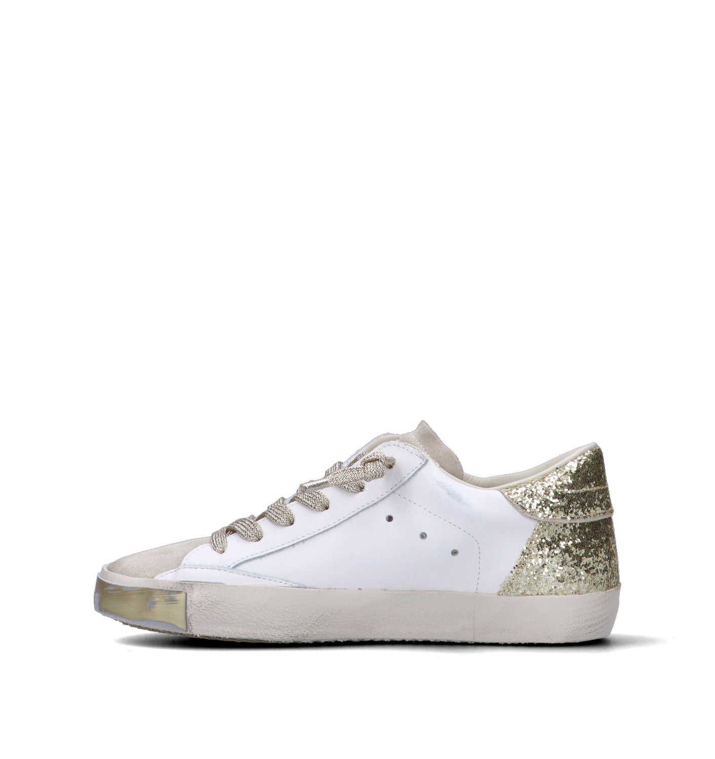 PHILIPPE MODEL Sneaker donna bianca/oro