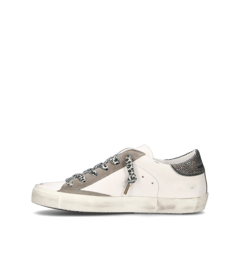 PHILIPPE MODEL Sneaker donna bianca in pelle