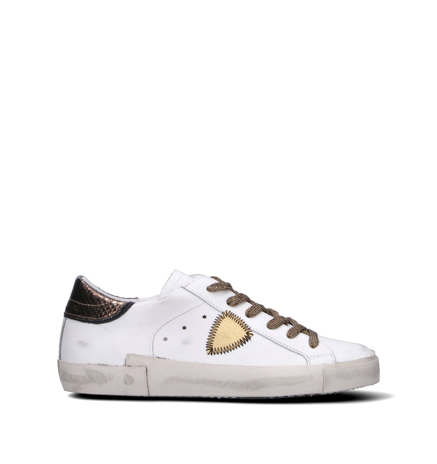 PHILIPPE MODEL Sneaker donna bianca in pelle