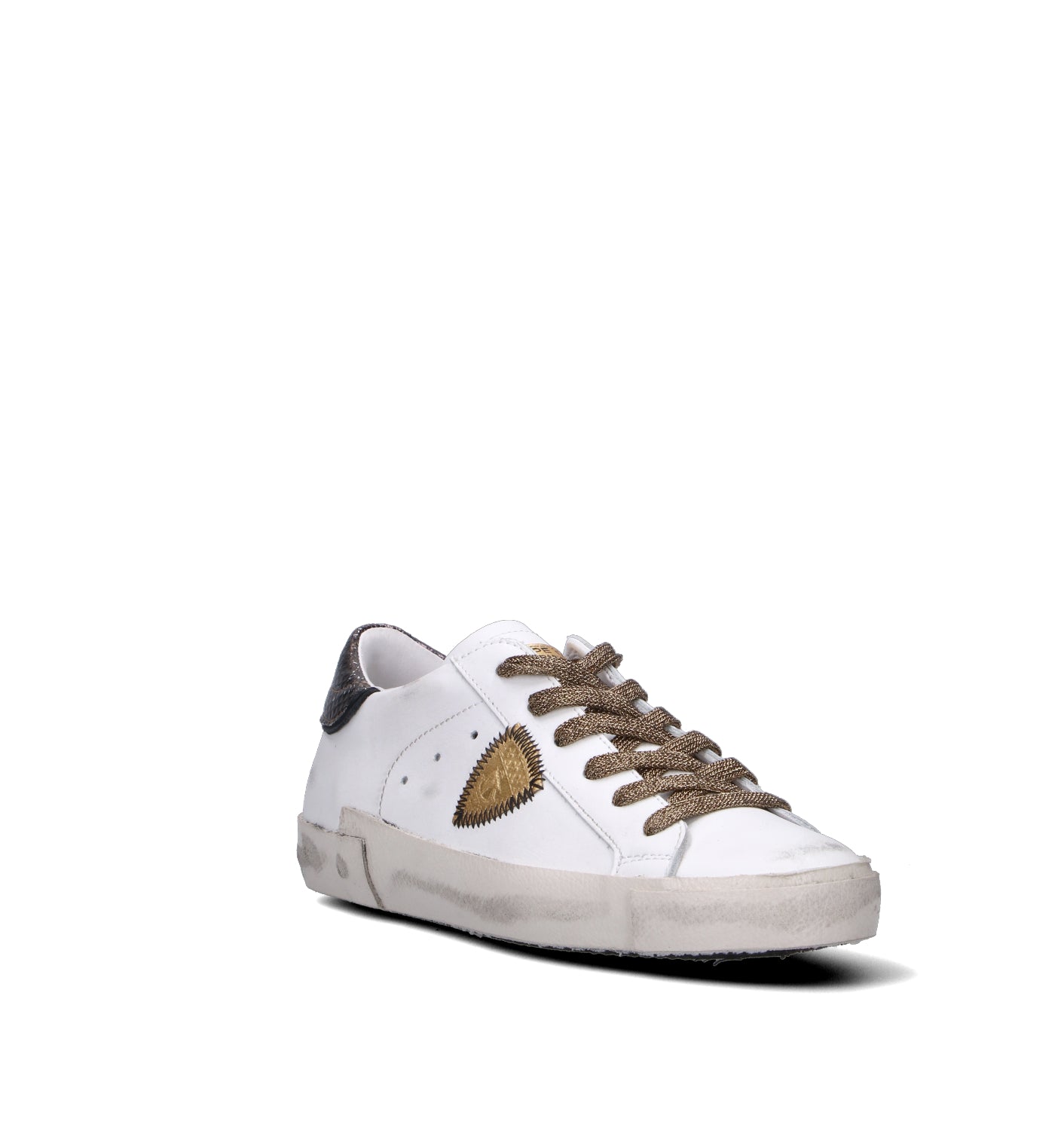 PHILIPPE MODEL Sneaker donna bianca in pelle