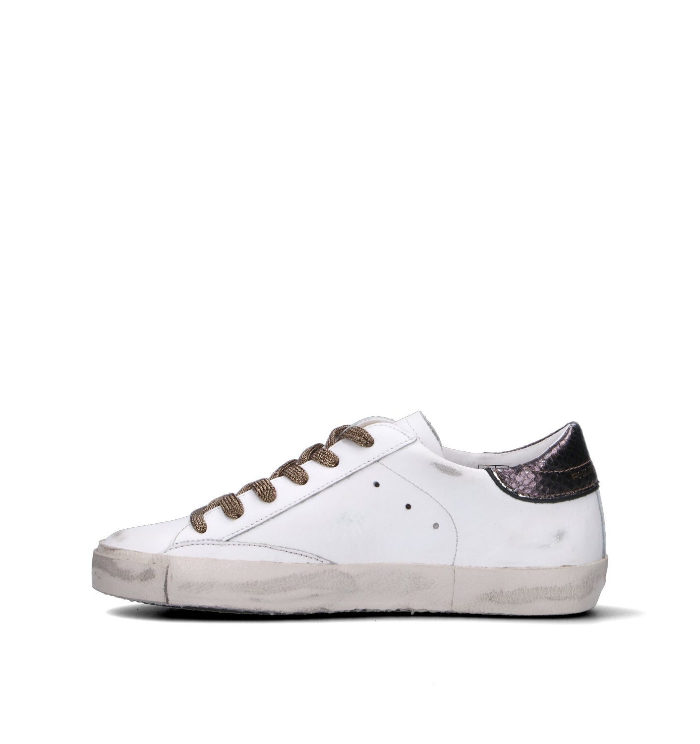 PHILIPPE MODEL Sneaker donna bianca in pelle