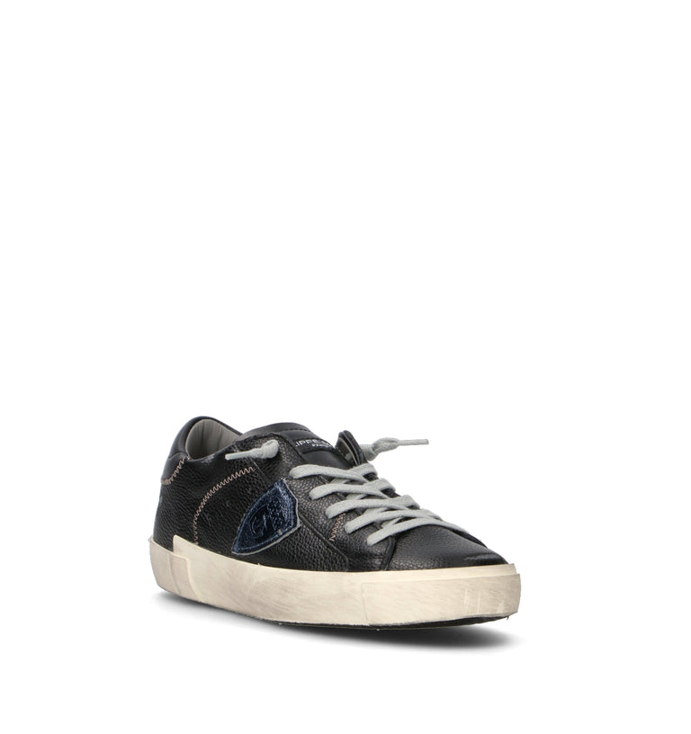 PHILIPPE MODEL Sneaker donna nera in pelle