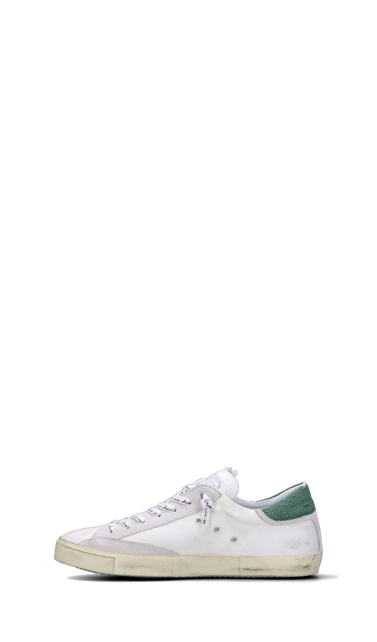 PHILIPPE MODEL Sneaker uomo bianca/verde