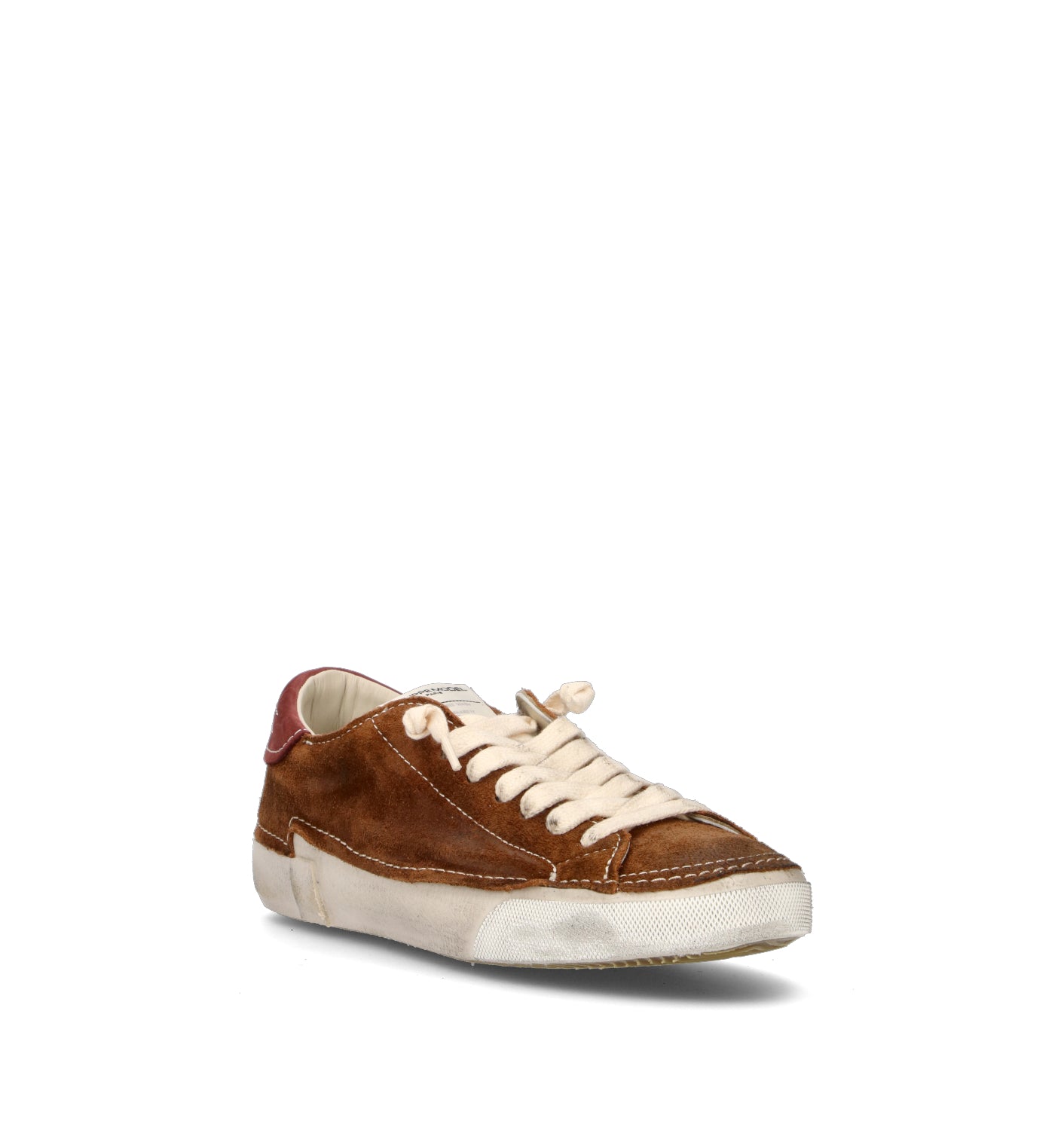 PHILIPPE MODEL Sneaker uomo cognac in suede