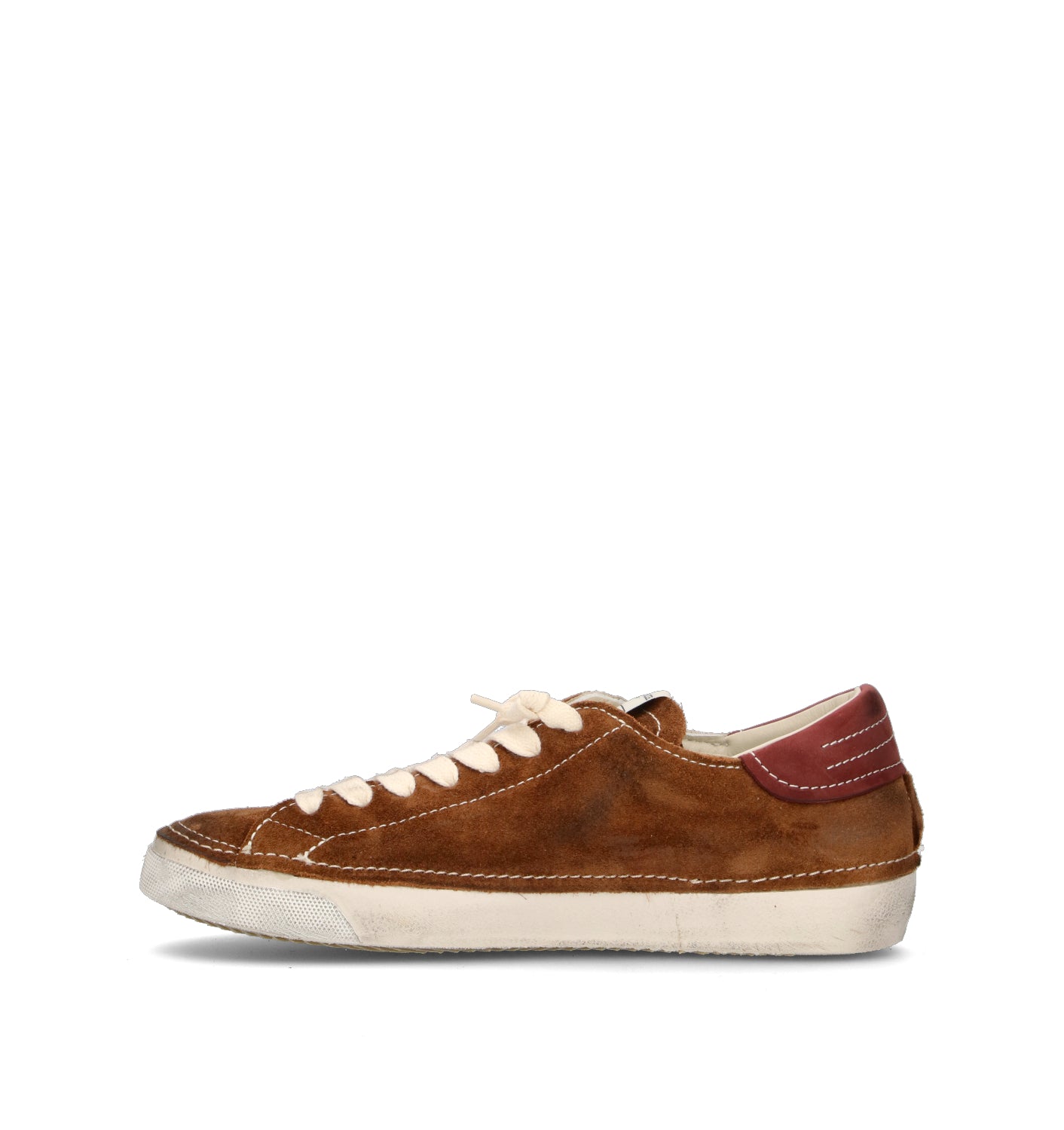 PHILIPPE MODEL Sneaker uomo cognac in suede