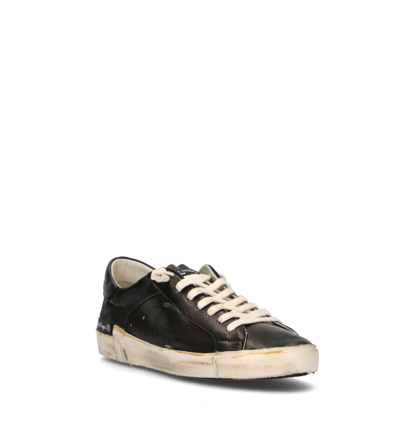 PHILIPPE MODEL Sneaker donna nera in pelle