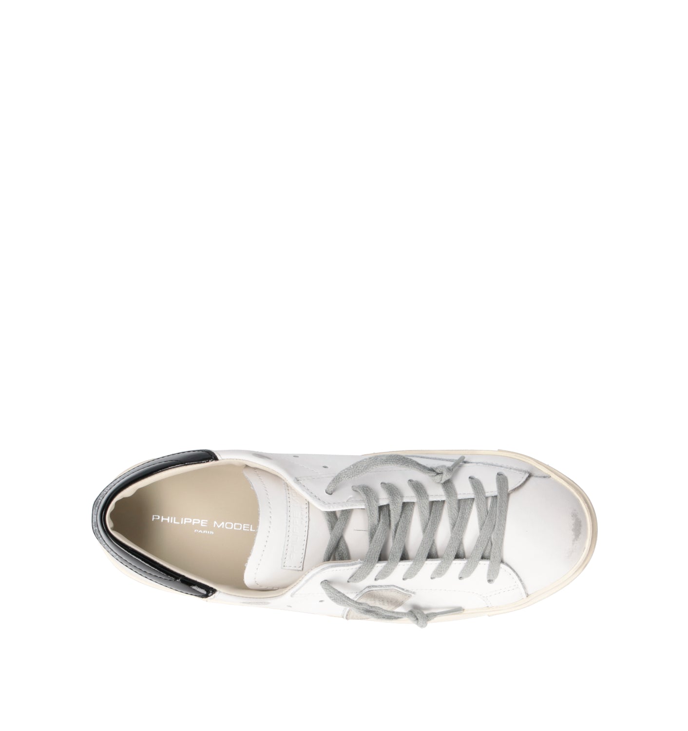 PHILIPPE MODEL Sneaker uomo bianca in pelle