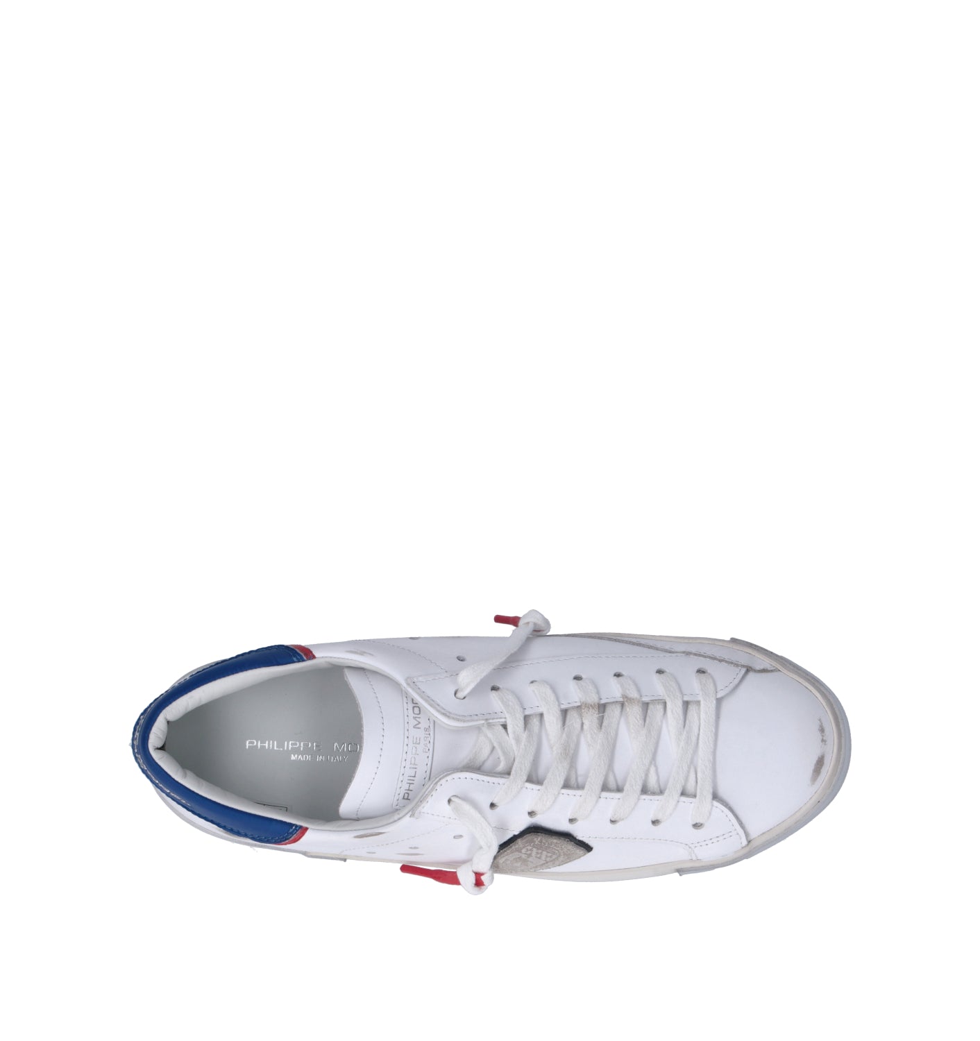 PHILIPPE MODEL Sneaker uomo bianca in pelle