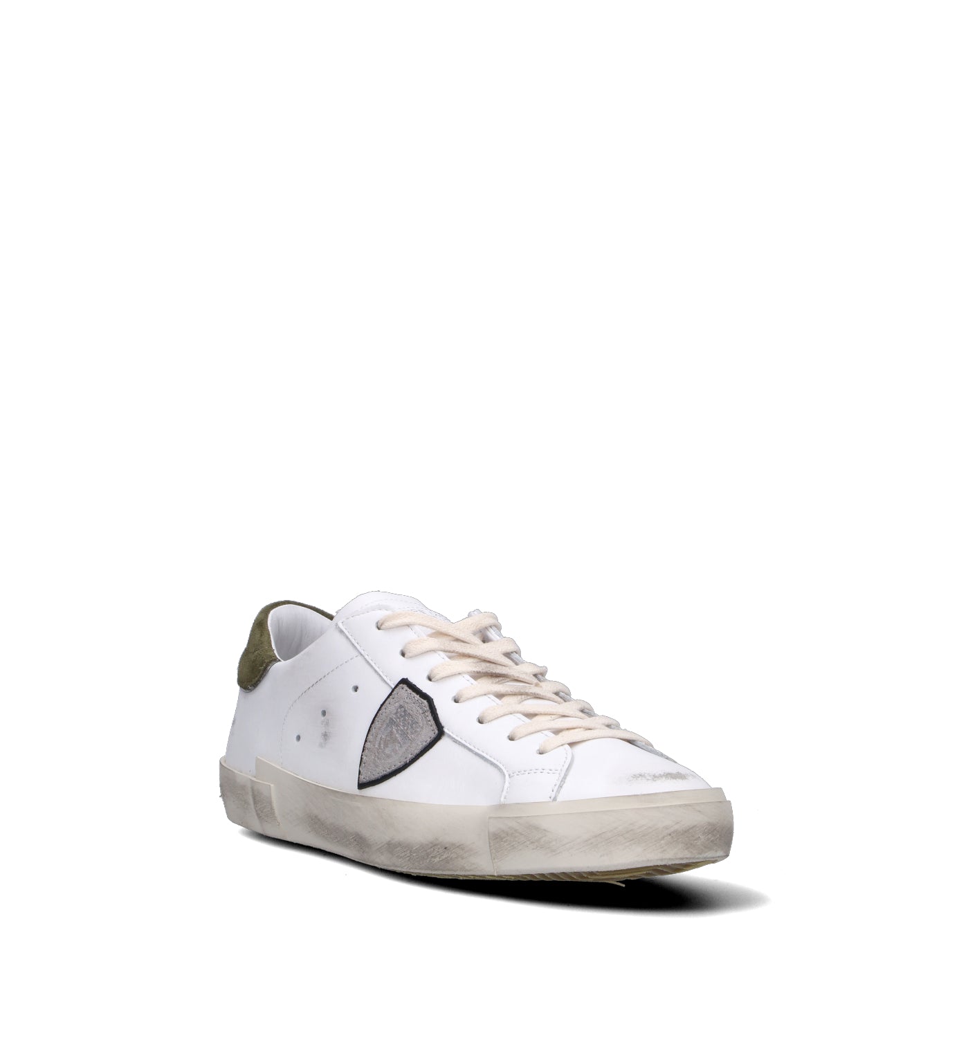 PHILIPPE MODEL Sneaker uomo bianca in pelle