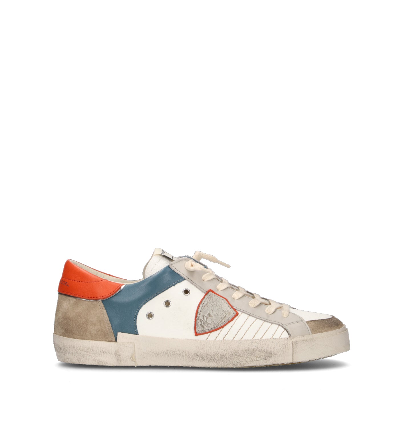 PHILIPPE MODEL Sneaker uomo bianca in pelle