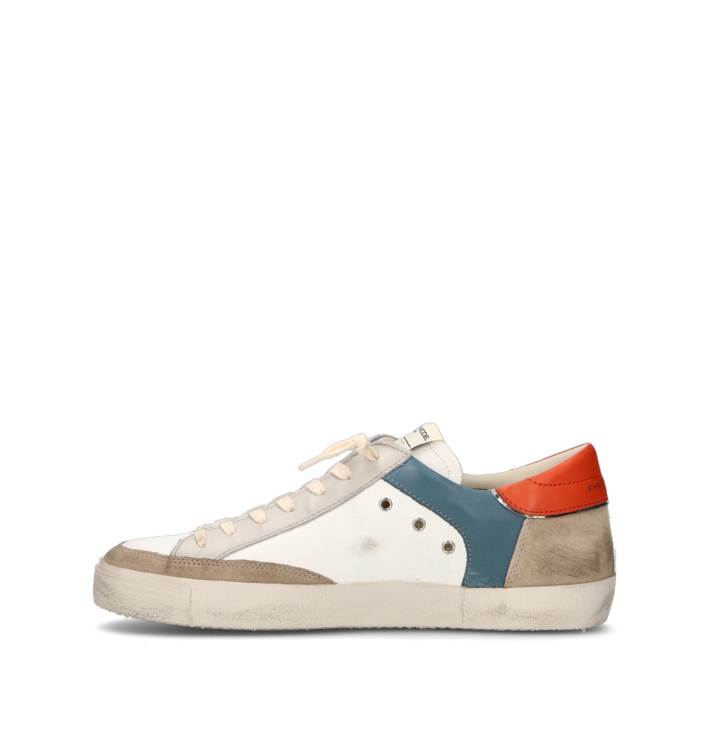 PHILIPPE MODEL Sneaker uomo bianca in pelle