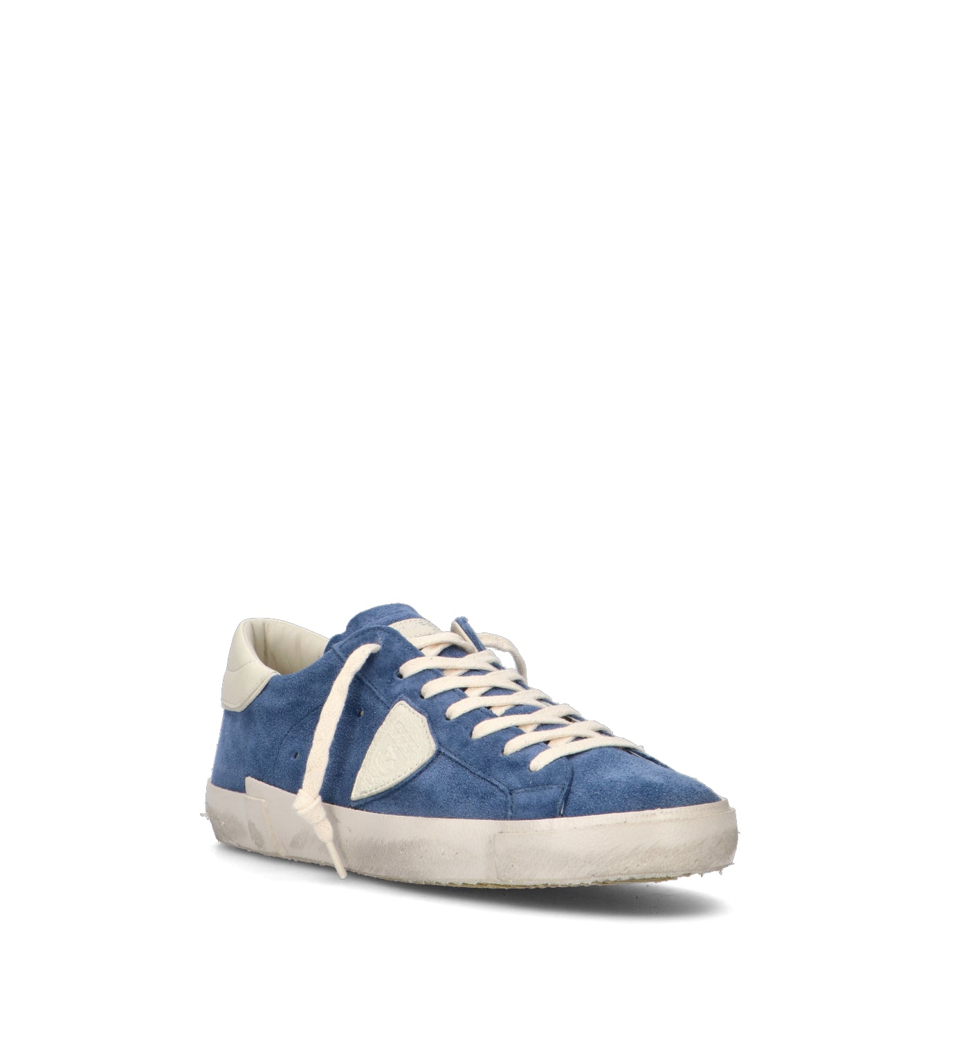 PHILIPPE MODEL Sneaker uomo blu in suede