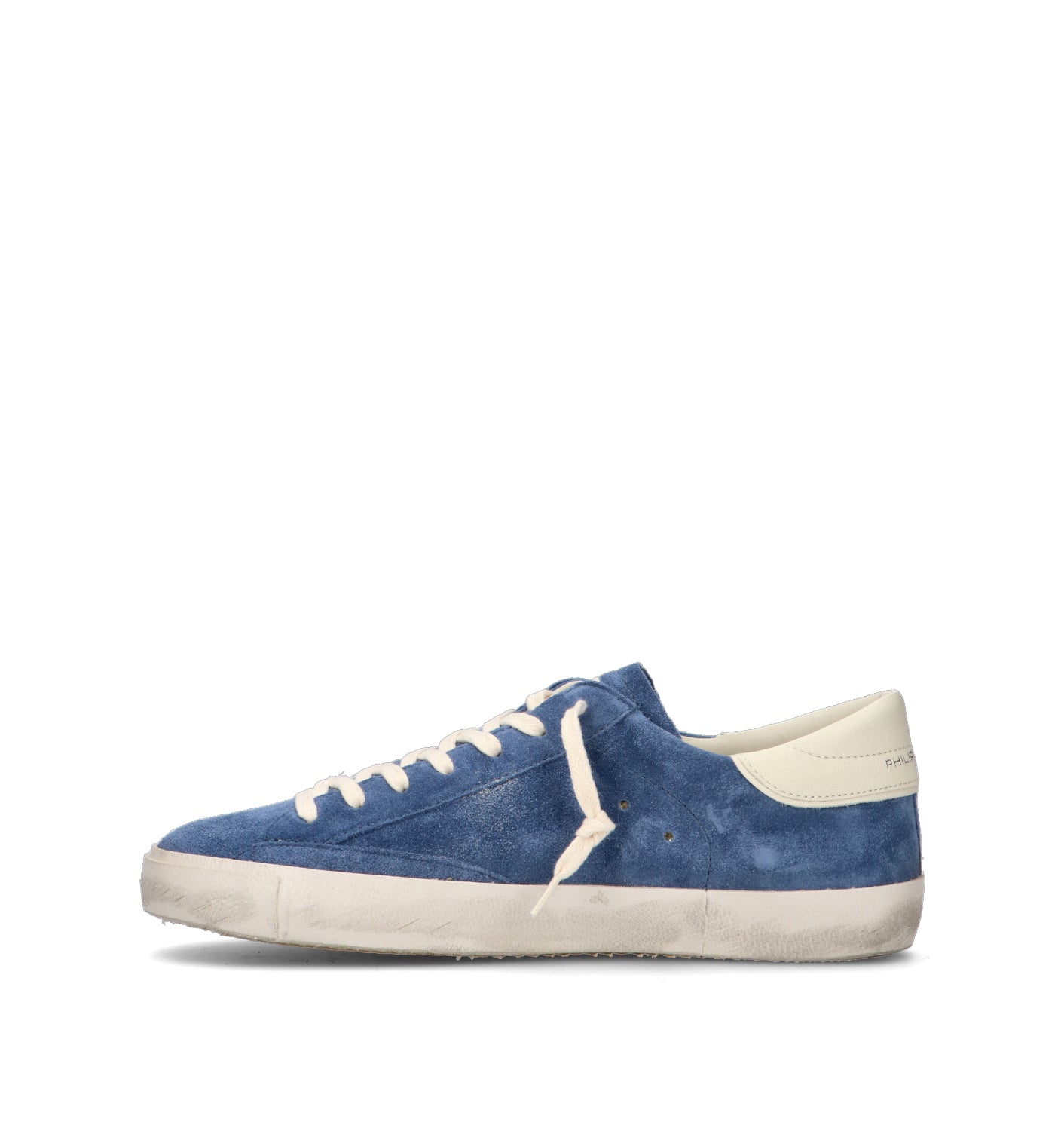 PHILIPPE MODEL Sneaker uomo blu in suede