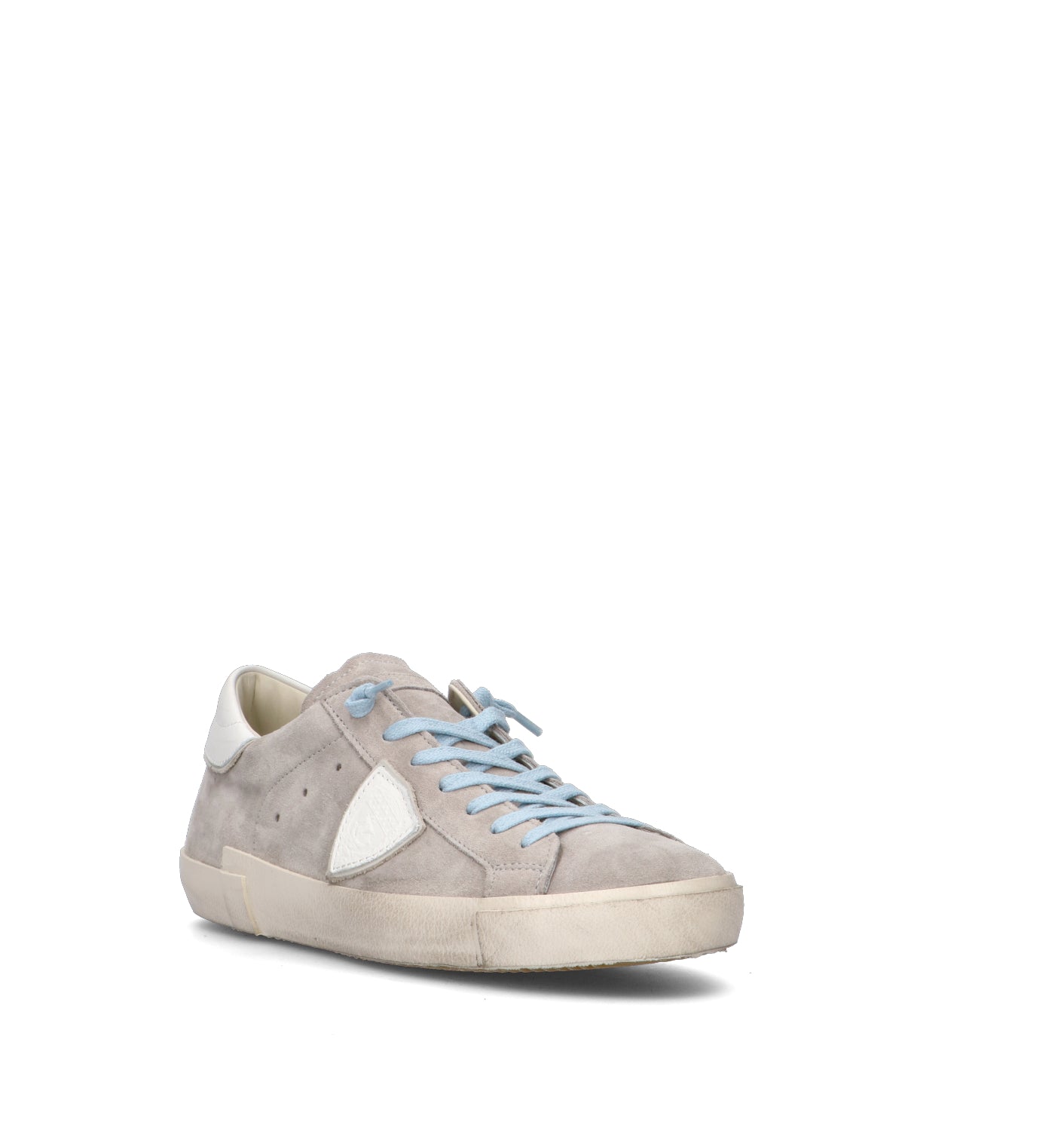PHILIPPE MODEL Sneaker uomo grigia in suede