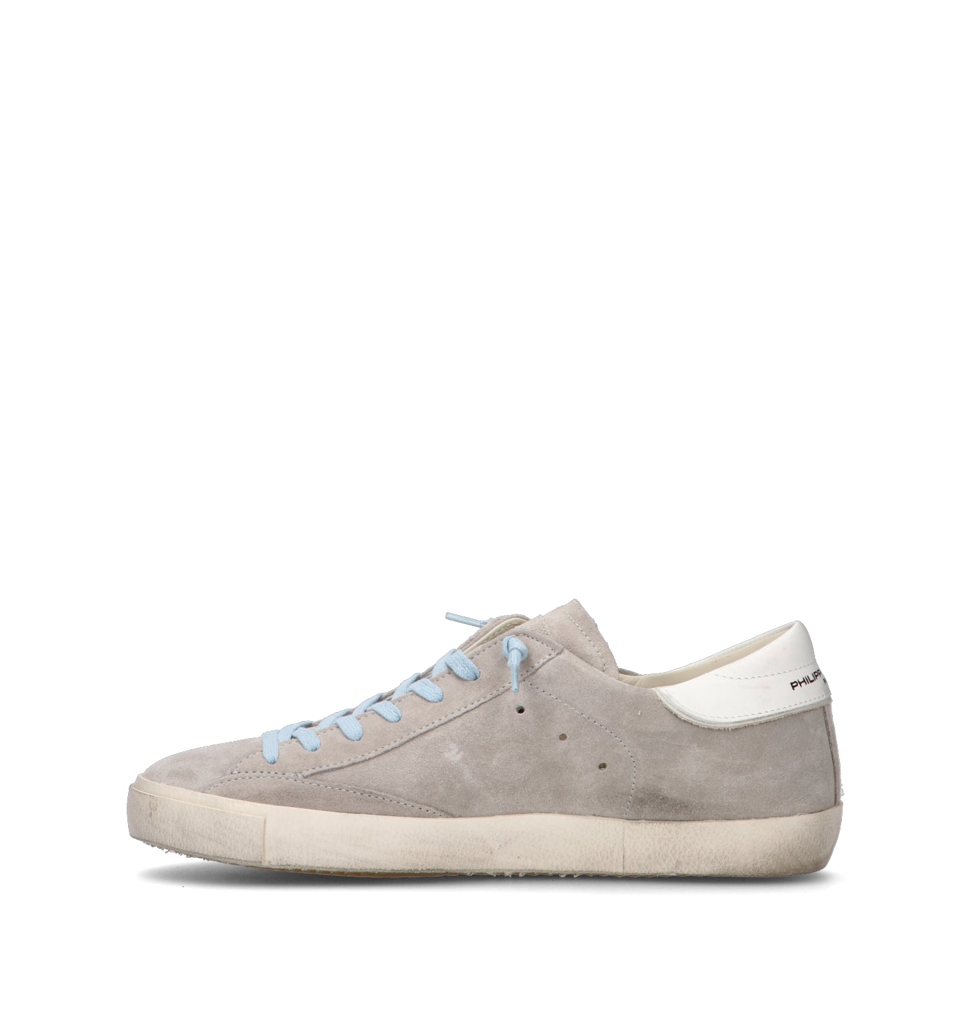 PHILIPPE MODEL Sneaker uomo grigia in suede