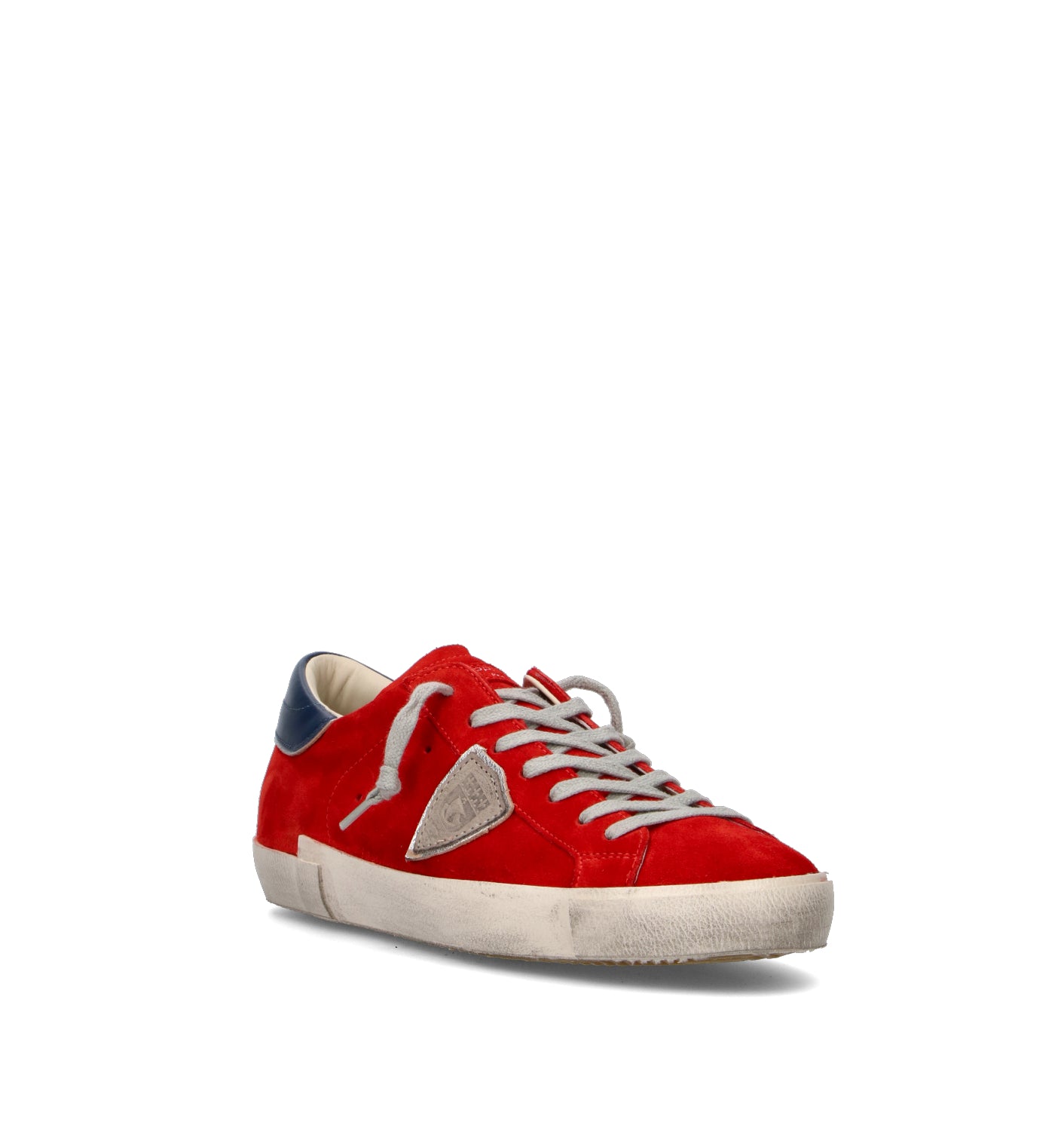 PHILIPPE MODEL Sneaker uomo rossa in suede