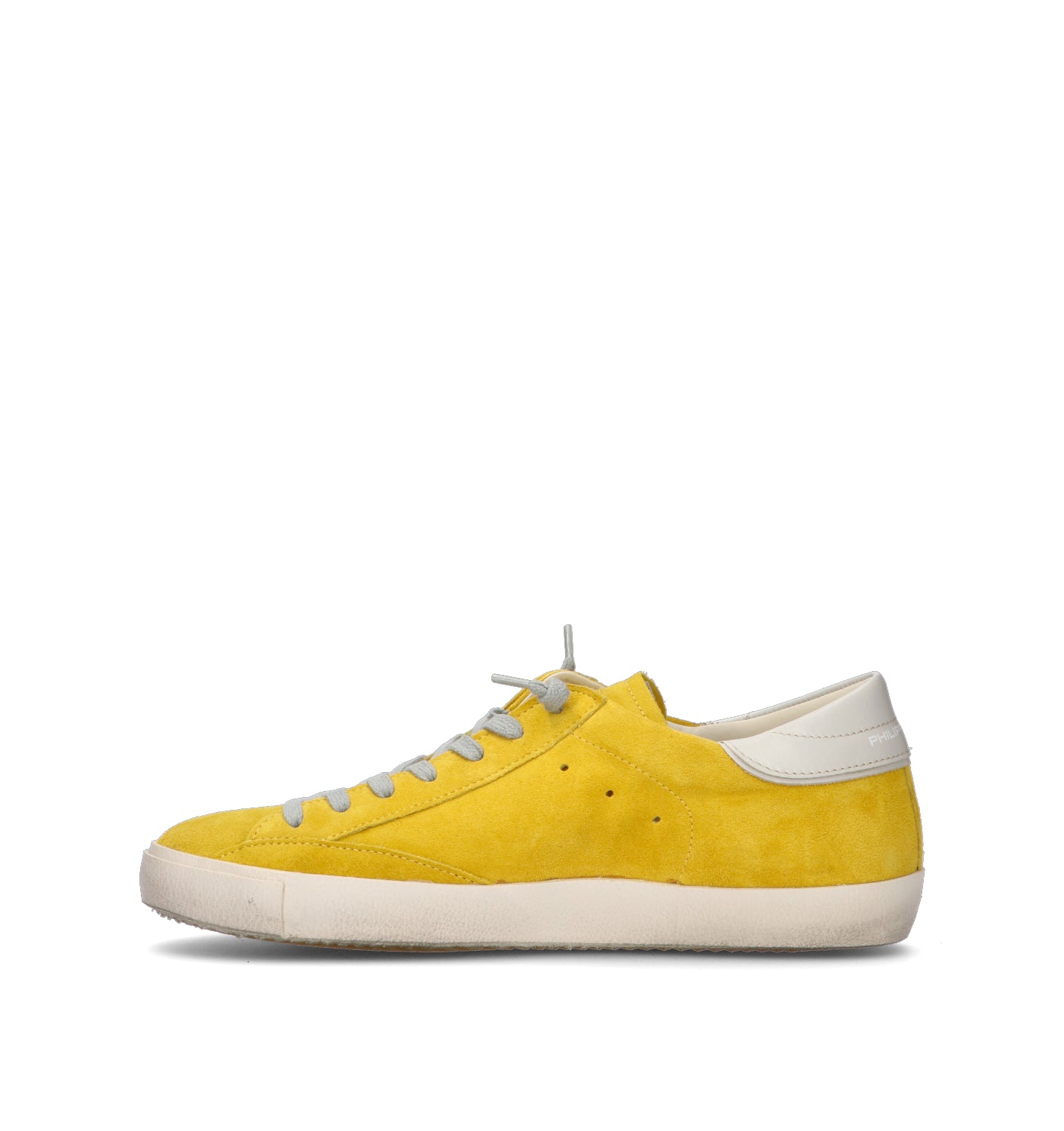 PHILIPPE MODEL Sneaker uomo gialla in suede