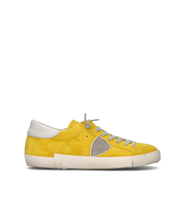 PHILIPPE MODEL Sneaker uomo gialla in suede