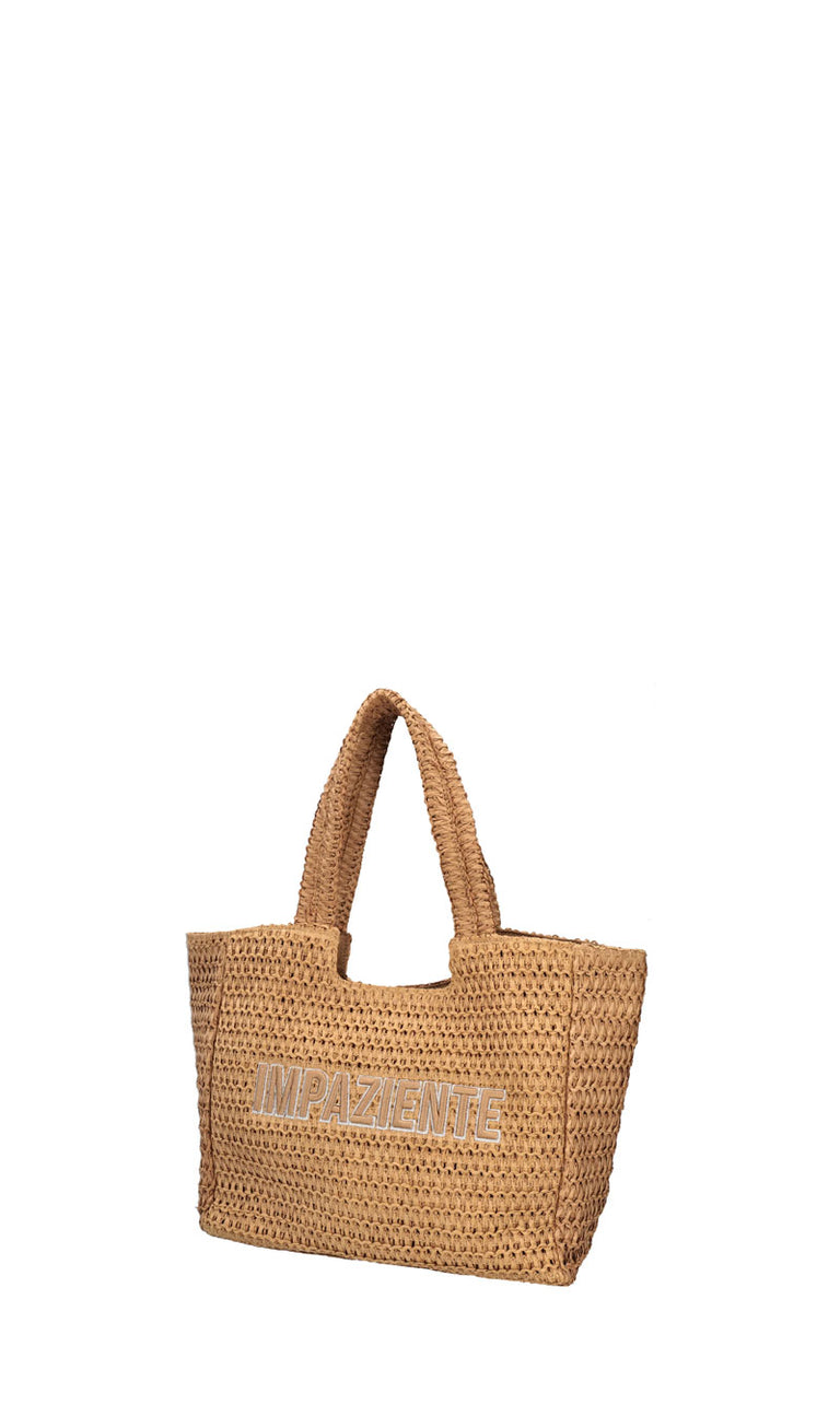 LE PANDORINE Borsa a mano beige