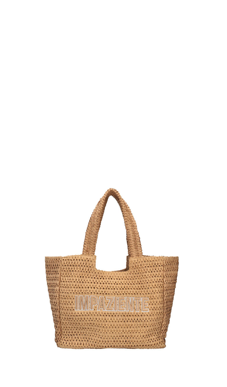 LE PANDORINE Borsa a mano beige