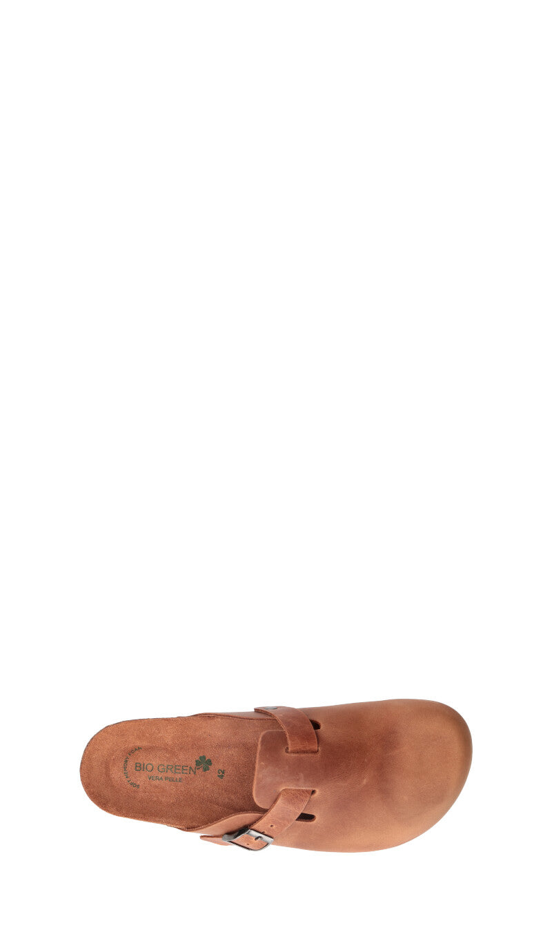 BIO GREEN - Ciabatta uomo marrone