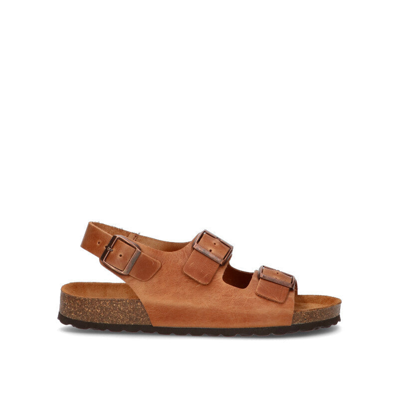 BIO GREEN - Ciabatta uomo marrone