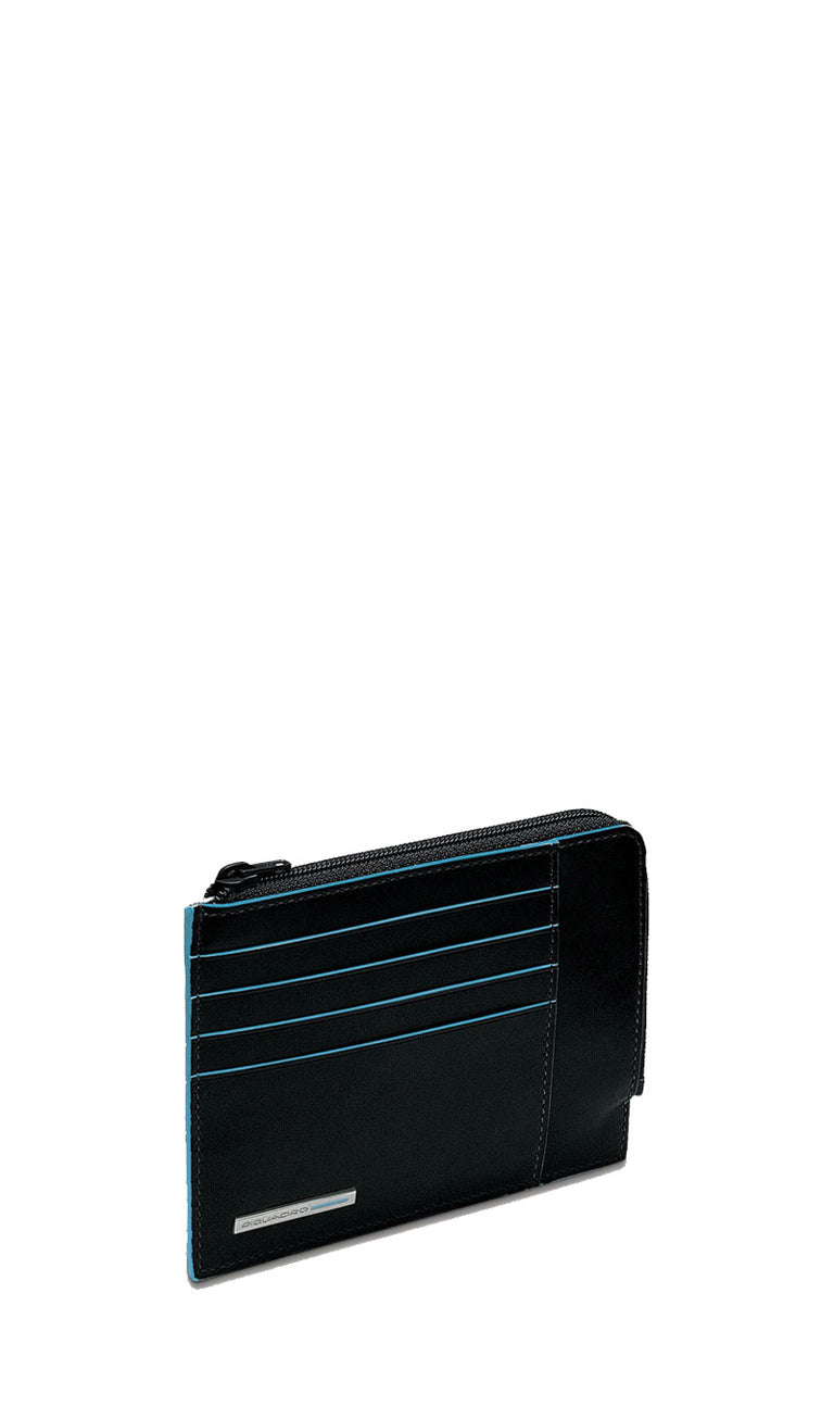PIQUADRO Protafogli porta carte uomo nero