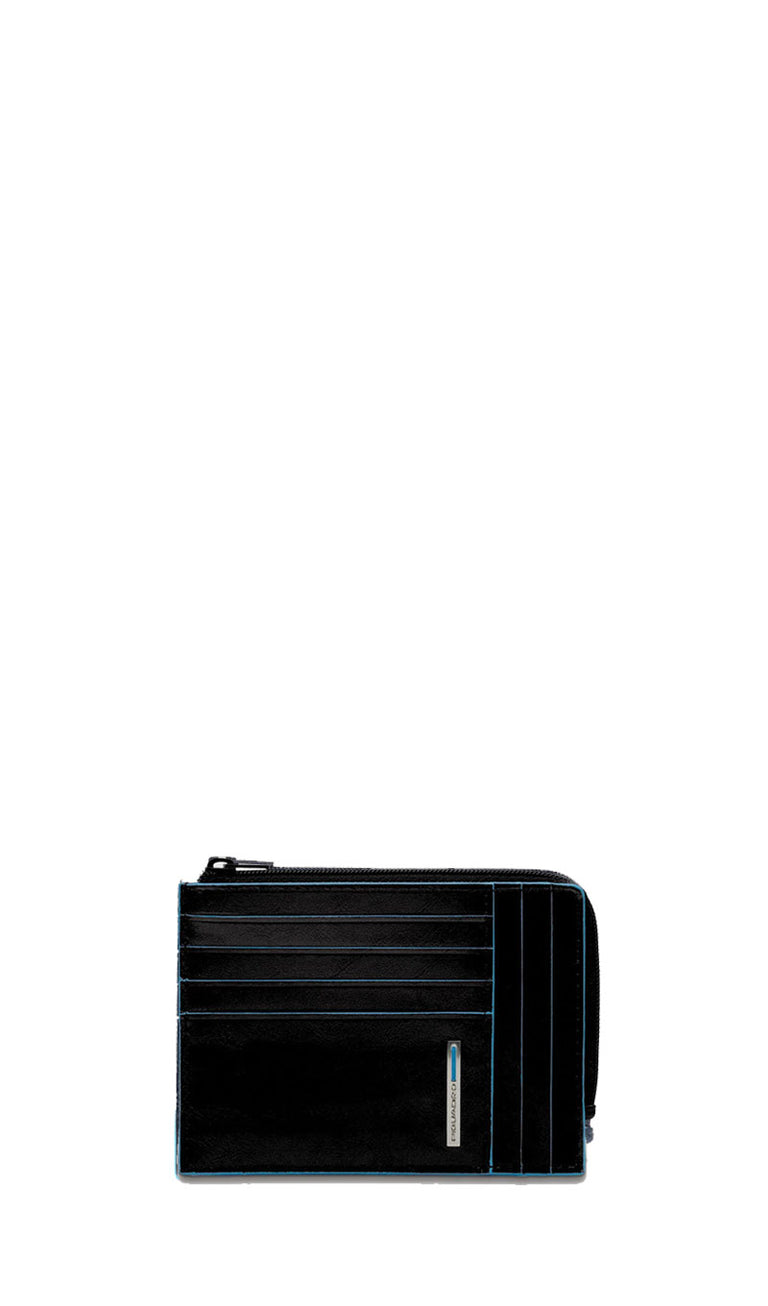 PIQUADRO Protafogli porta carte uomo nero