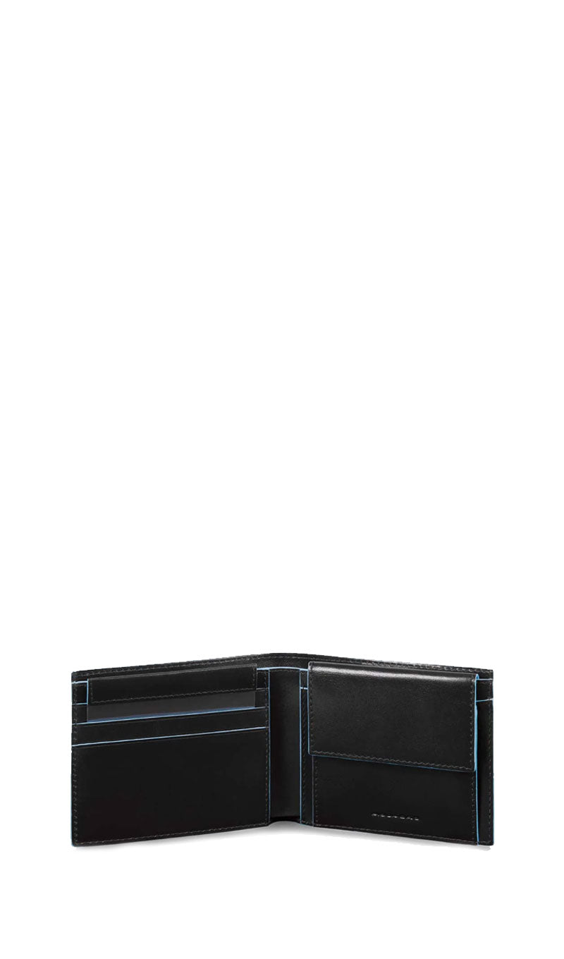 PIQUADRO Protafogli uomo nero