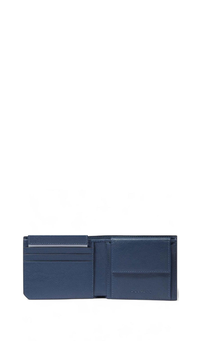 PIQUADRO Protafogli uomo blu