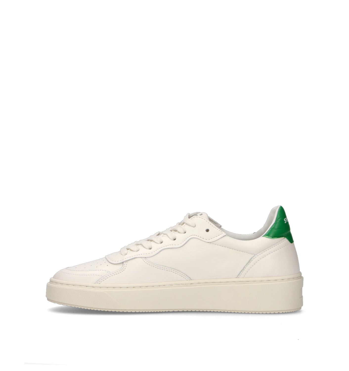 THE76 Sneaker uomo bianca/verde in pelle