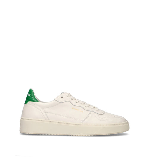 THE76 Sneaker uomo bianca/verde in pelle