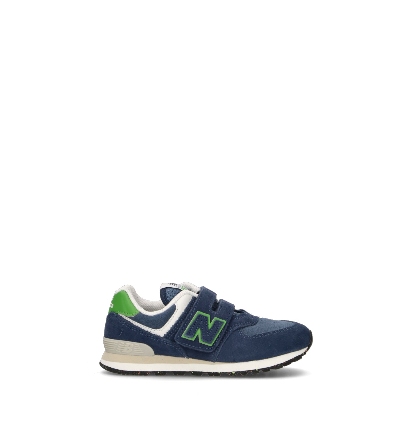 NEW BALANCE 574 Sneaker bimbo blu in suede