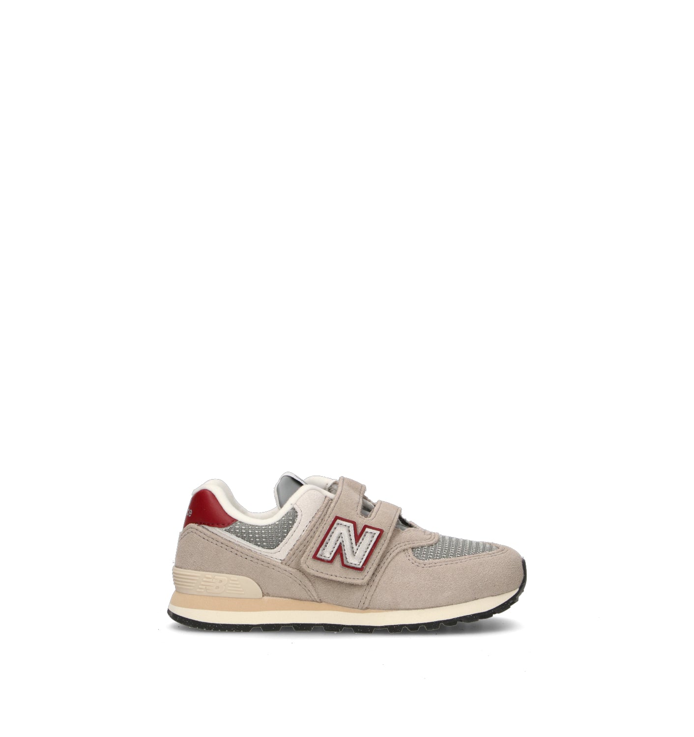 NEW BALANCE Sneaker bimbo grigia in suede
