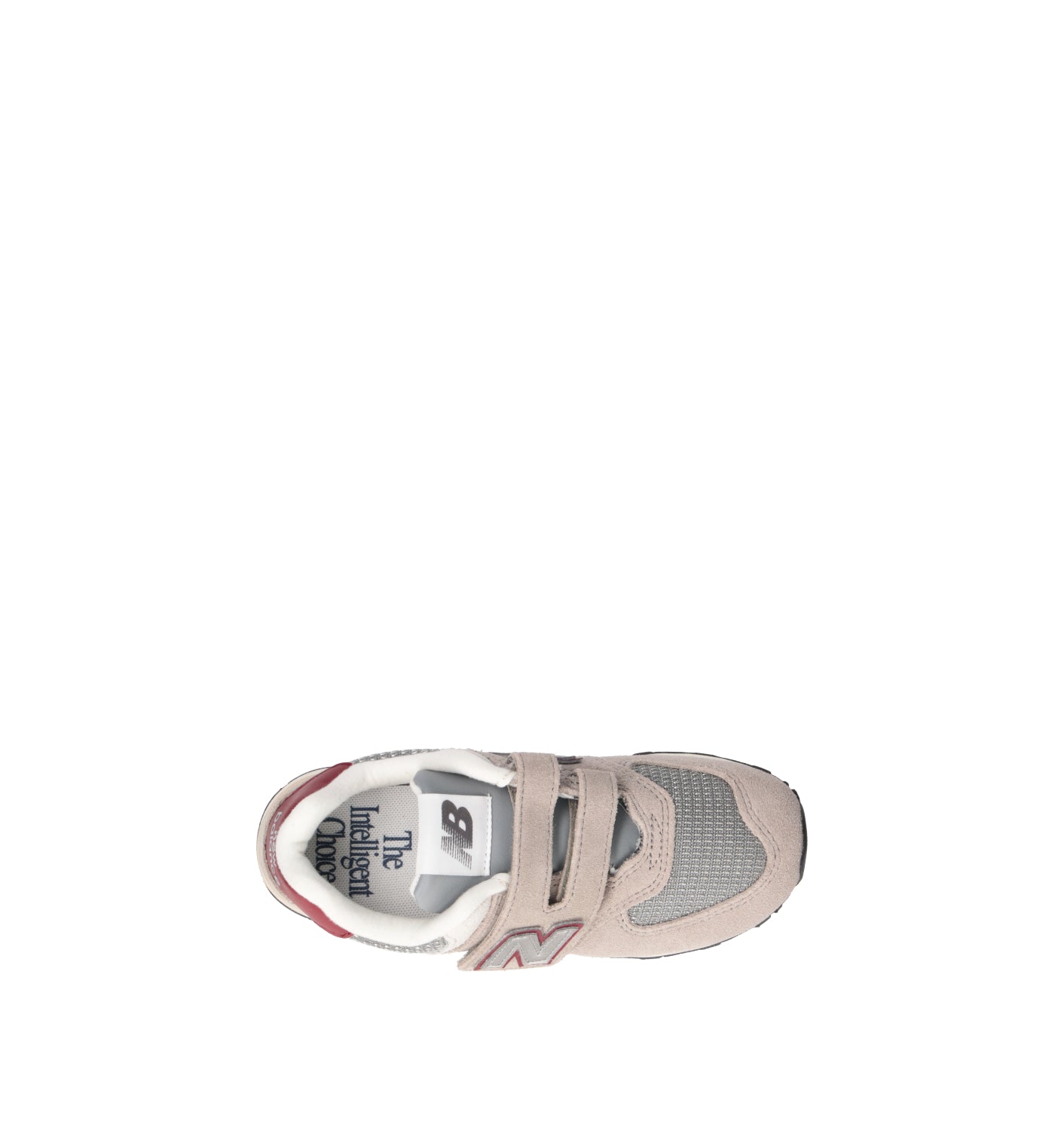 NEW BALANCE Sneaker bimbo grigia in suede