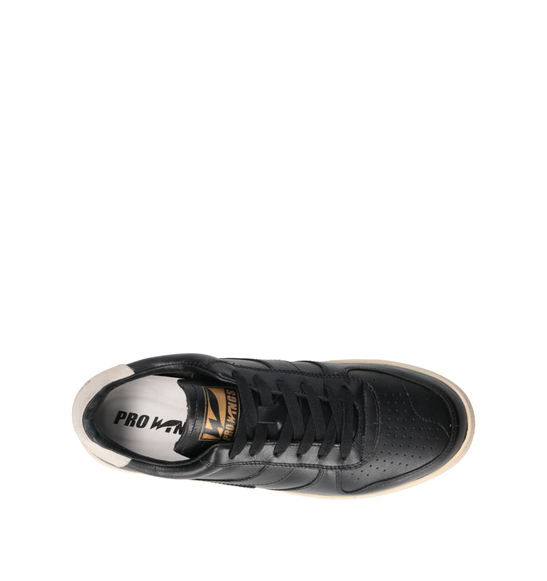 PROWINGS Sneaker donna nera in pelle
