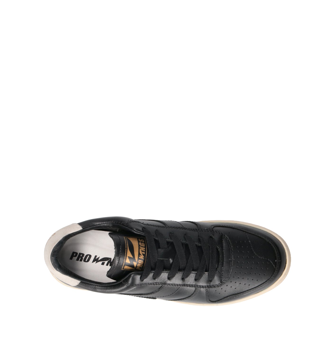 PROWINGS Sneaker uomo nera in pelle