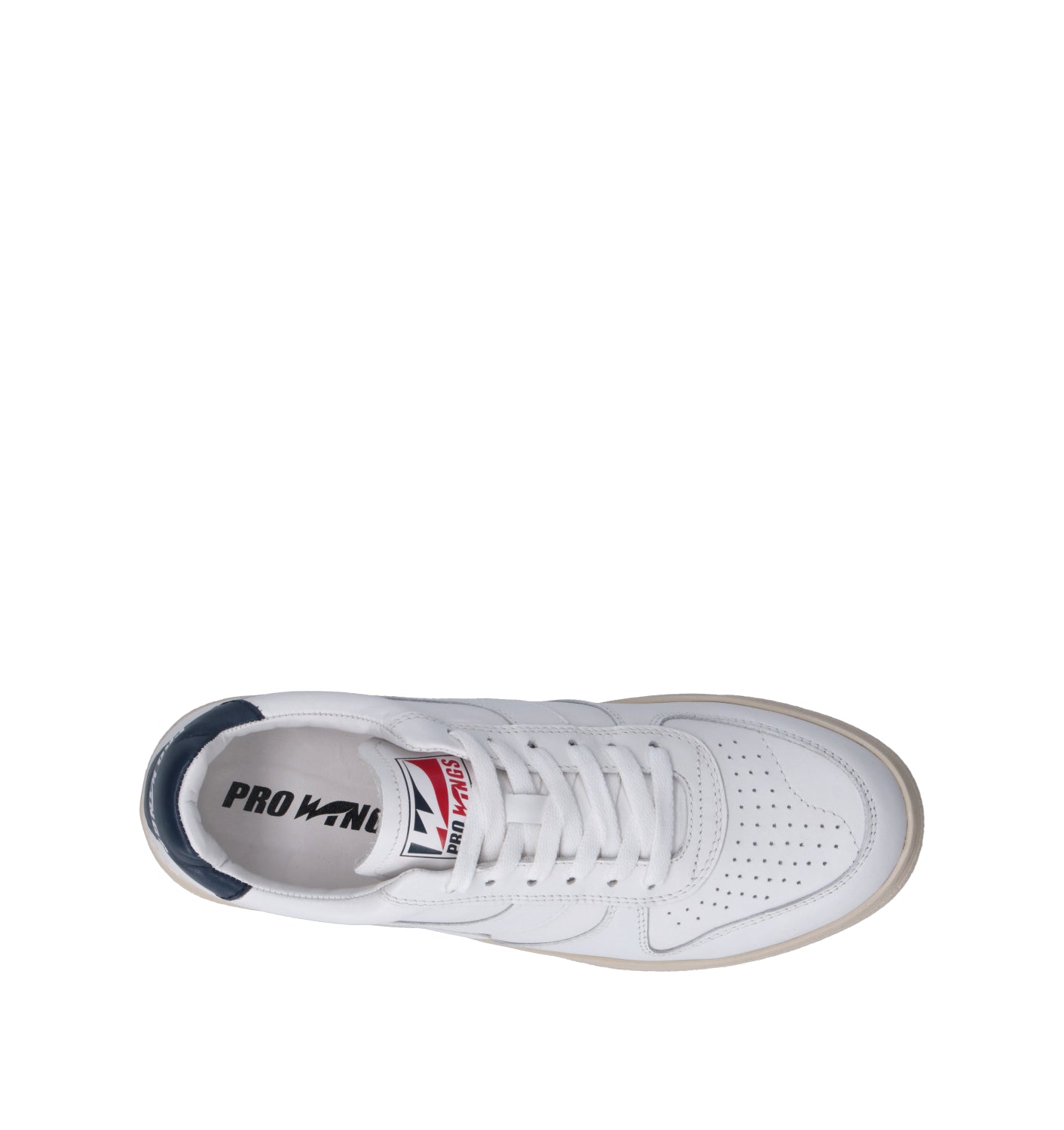 PROWINGS Sneaker uomo bianca/blu in pelle