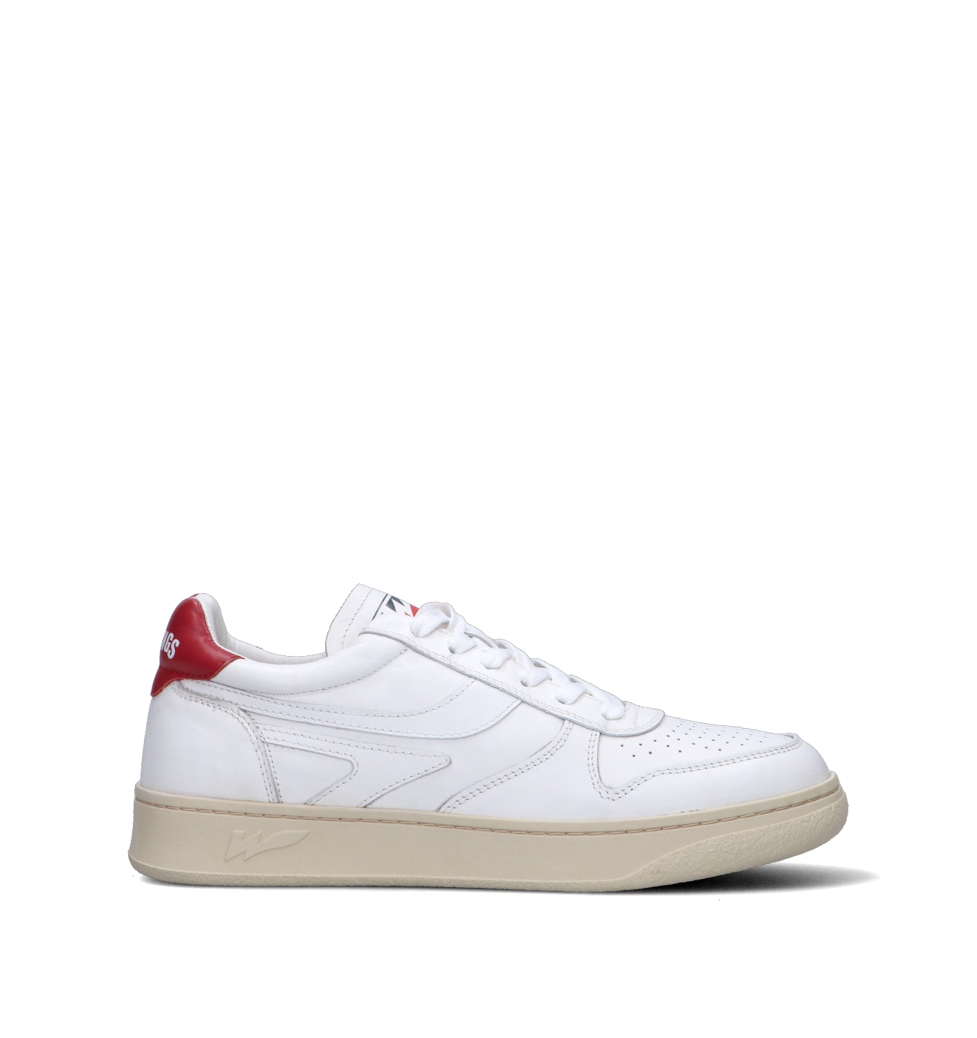 PROWINGS Sneaker uomo bianca/rossa in pelle