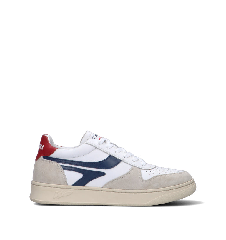 PROWINGS Sneaker uomo bianca/blu in pelle