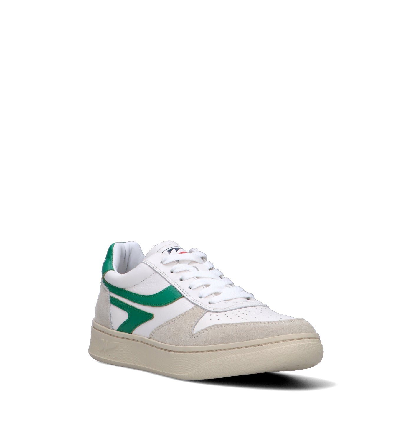 PROWINGS Sneaker donna bianca/verde in pelle