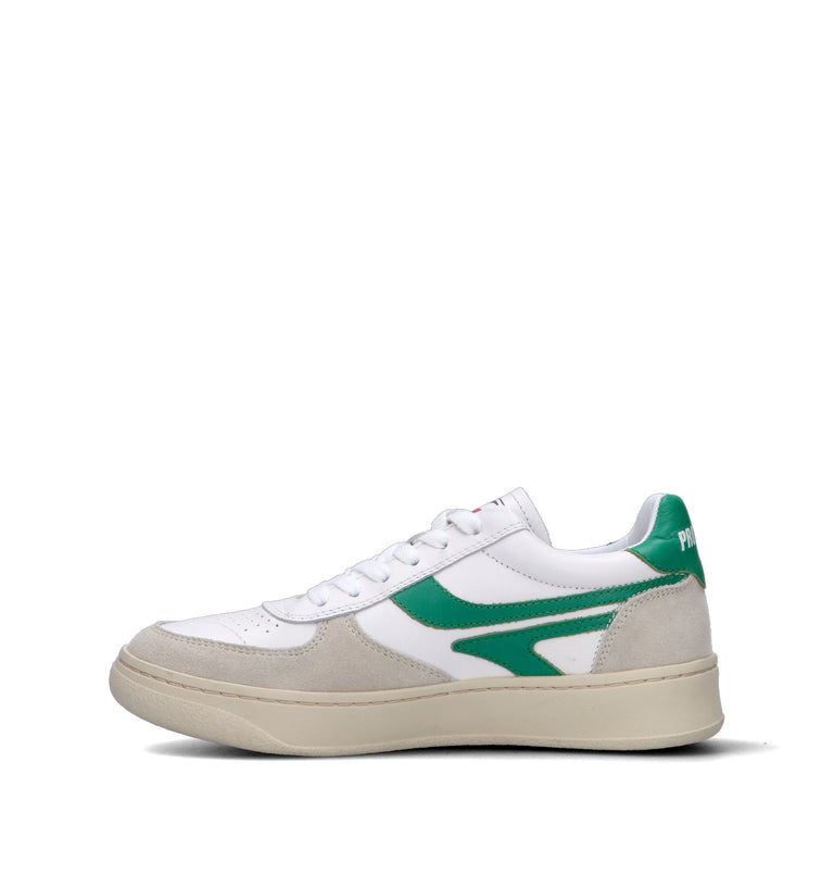 PROWINGS Sneaker donna bianca/verde in pelle