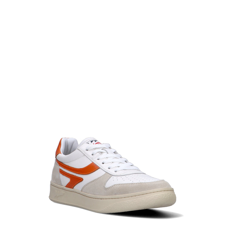 PROWINGS Sneaker donna bianca/arancio in pelle