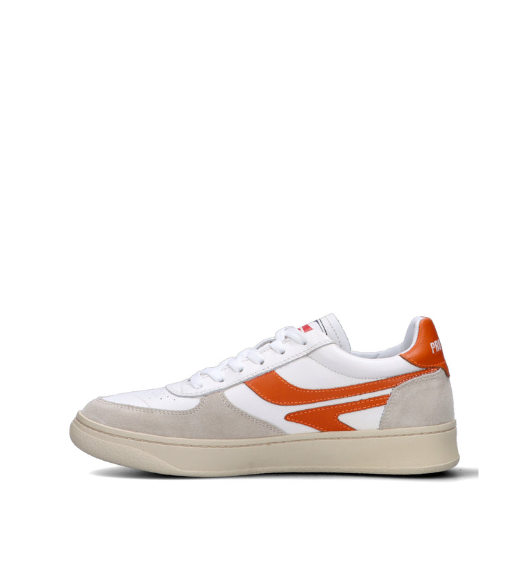 PROWINGS Sneaker donna bianca/arancio in pelle