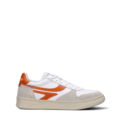 PROWINGS Sneaker donna bianca/arancio in pelle