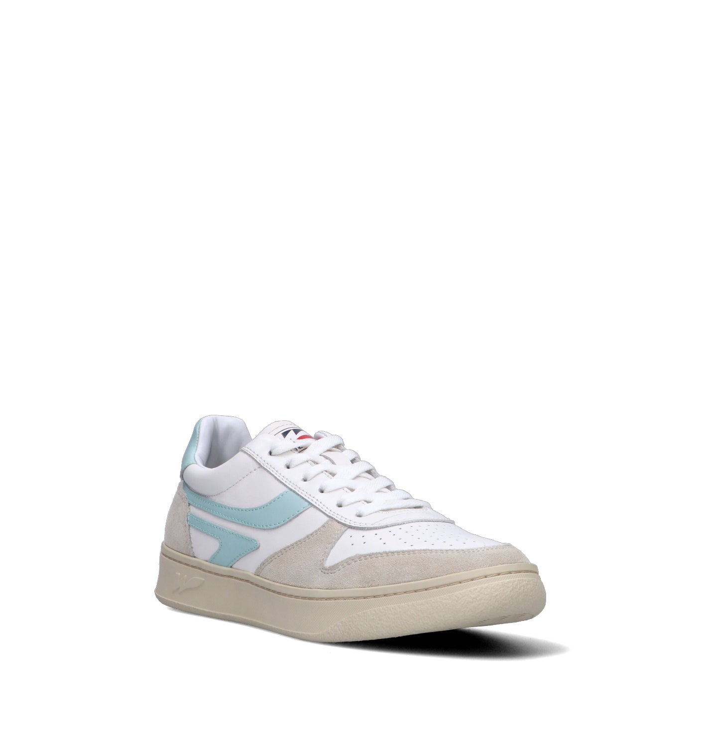 PROWINGS Sneaker donna bianca/azzurra in pelle